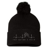 Lyriclyfe Born To Be Wild Pom Pom 12in Knit Beanie