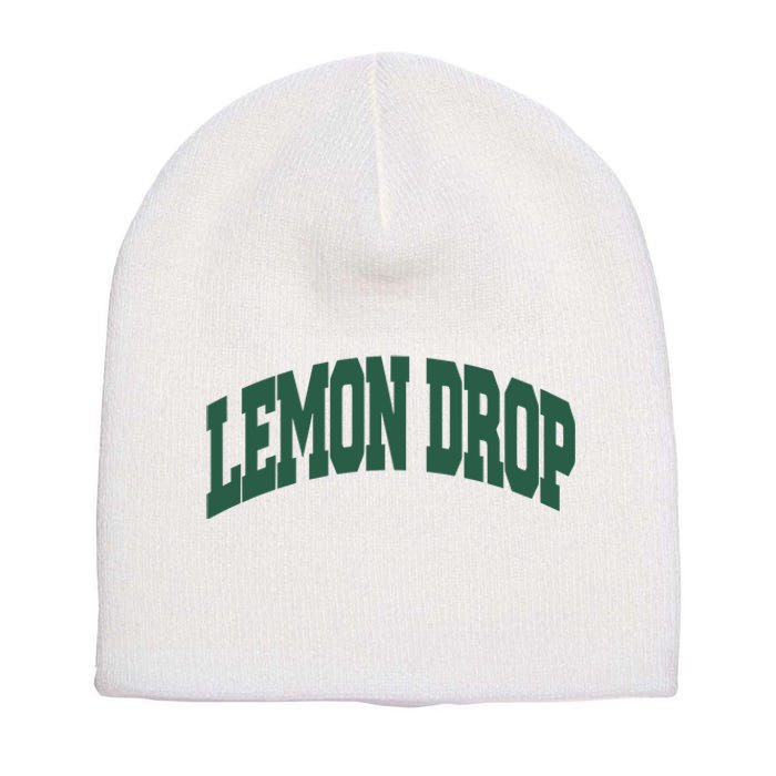 Lemons By Tay Lemon Drop Short Acrylic Beanie