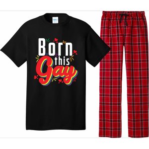 Lgbt Born This Gay Meaningful Gift Pajama Set