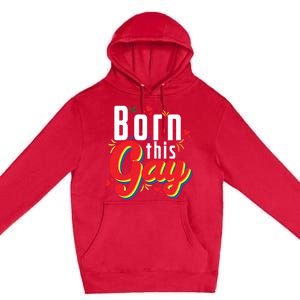 Lgbt Born This Gay Meaningful Gift Premium Pullover Hoodie