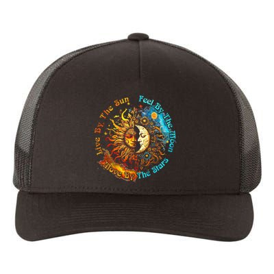 Live By The Sun Feel By The Moon Spirituality Yupoong Adult 5-Panel Trucker Hat