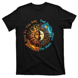 Live By The Sun Feel By The Moon Spirituality T-Shirt