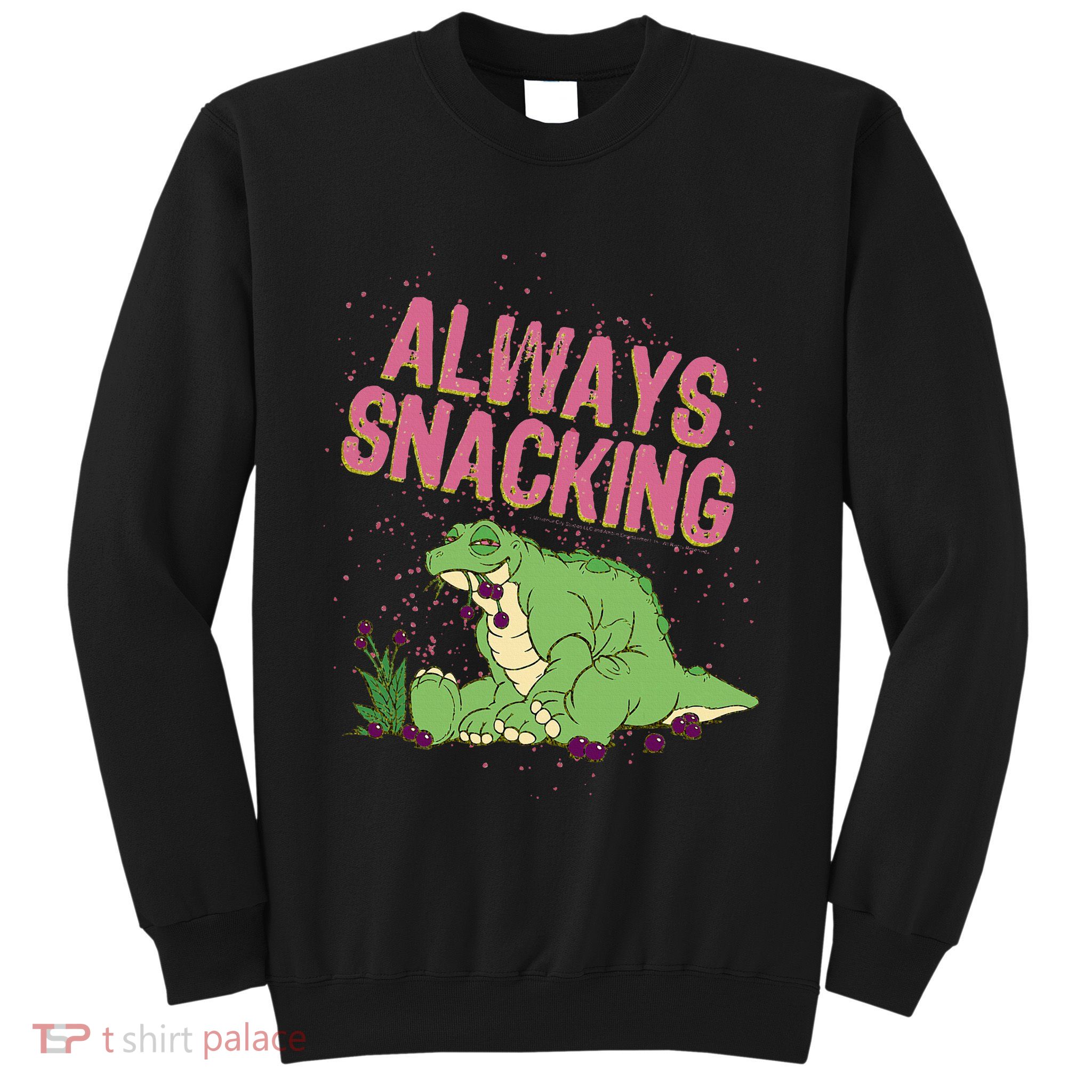 Land Before Time Spike Always Snacking Sweatshirt
