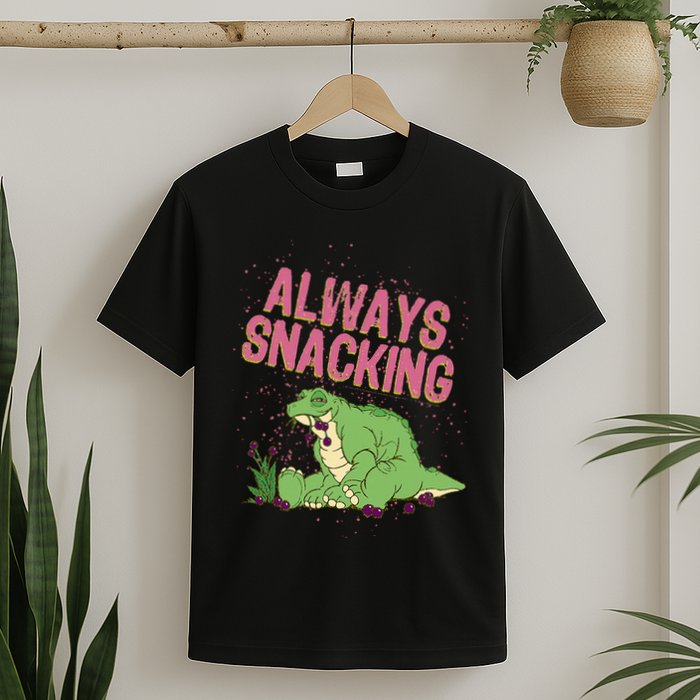 Land Before Time Spike Always Snacking T-Shirt