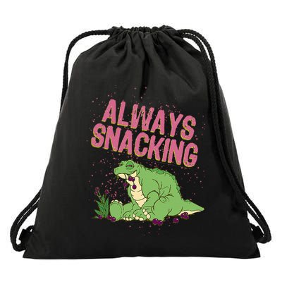 Land Before Time Spike Always Snacking Drawstring Bag
