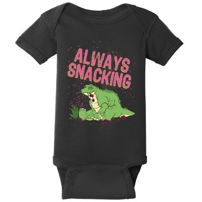 Land Before Time Spike Always Snacking Baby Bodysuit