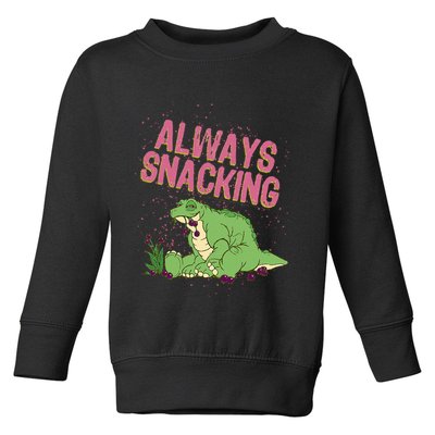 Land Before Time Spike Always Snacking Toddler Sweatshirt