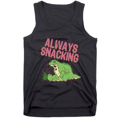 Land Before Time Spike Always Snacking Tank Top