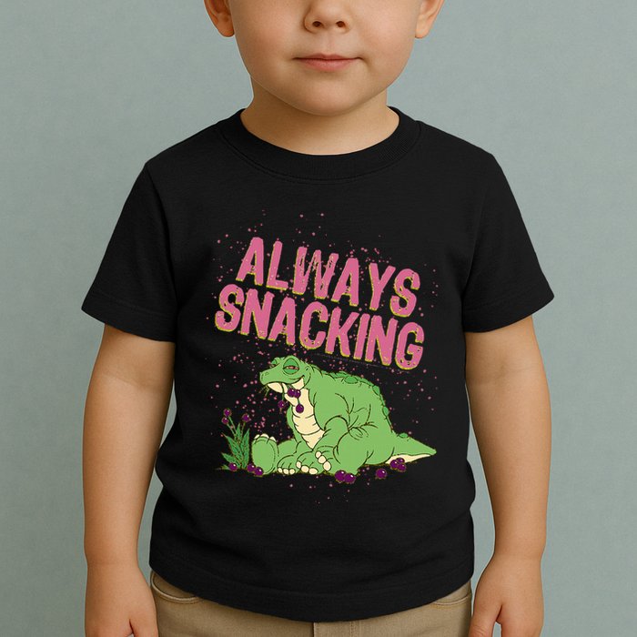 Land Before Time Spike Always Snacking Toddler T-Shirt