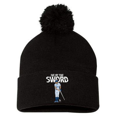 Life By The Sword Pom Pom 12in Knit Beanie