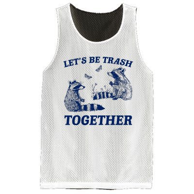 LetS Be Trash Together Mesh Reversible Basketball Jersey Tank