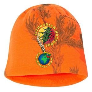 Lithuanian BB Team Win For Lietuva By Lithuania Strong Kati - Camo Knit Beanie