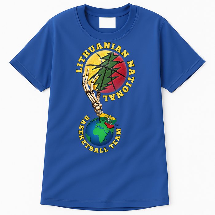 Lithuanian BB Team Win For Lietuva By Lithuania Strong Tall T-Shirt