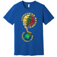 Lithuanian BB Team Win For Lietuva By Lithuania Strong Premium T-Shirt
