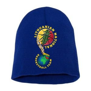 Lithuanian BB Team Win For Lietuva By Lithuania Strong Short Acrylic Beanie