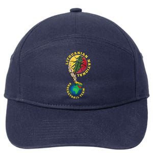 Lithuanian BB Team Win For Lietuva By Lithuania Strong 7-Panel Snapback Hat