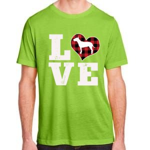 Love Bull Terrier Dog Lover Funny Gift Cute Dog Valentines Day Gift Adult ChromaSoft Performance T-Shirt