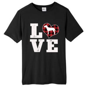 Love Bull Terrier Dog Lover Funny Gift Cute Dog Valentines Day Gift Tall Fusion ChromaSoft Performance T-Shirt