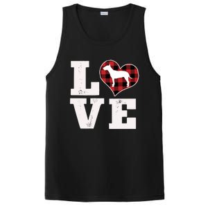 Love Bull Terrier Dog Lover Funny Gift Cute Dog Valentines Day Gift PosiCharge Competitor Tank