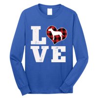 Love Bull Terrier Dog Lover Funny Gift Cute Dog Valentines Day Gift Long Sleeve Shirt