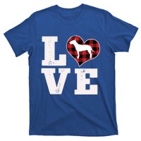 Love Bull Terrier Dog Lover Funny Gift Cute Dog Valentines Day Gift T-Shirt