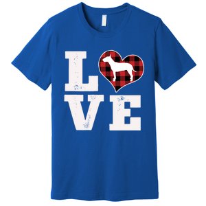 Love Bull Terrier Dog Lover Funny Gift Cute Dog Valentines Day Gift Premium T-Shirt