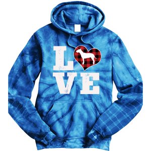 Love Bull Terrier Dog Lover Funny Gift Cute Dog Valentines Day Gift Tie Dye Hoodie