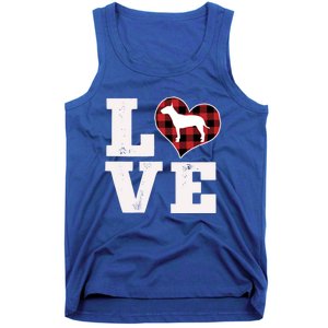 Love Bull Terrier Dog Lover Funny Gift Cute Dog Valentines Day Gift Tank Top