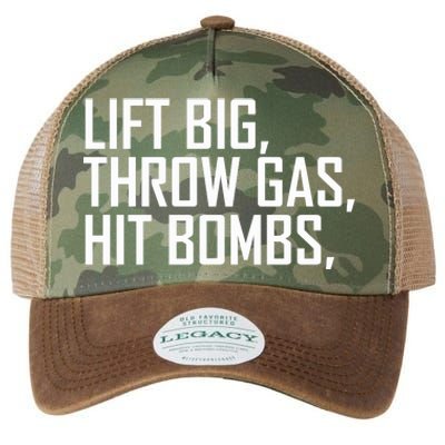 Lift Big Throw Gas Hit Bombs Legacy Tie Dye Trucker Hat