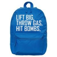 Lift Big Throw Gas Hit Bombs 16 in Basic Backpack