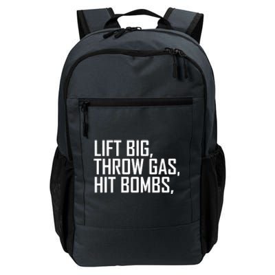 Lift Big Throw Gas Hit Bombs Daily Commute Backpack