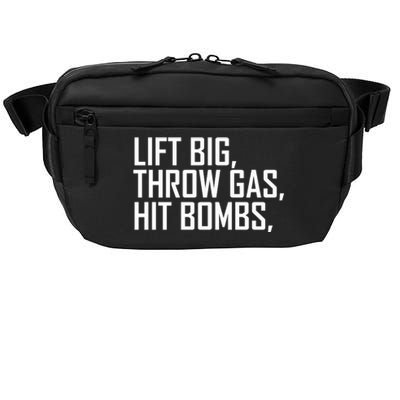 Lift Big Throw Gas Hit Bombs Crossbody Pack