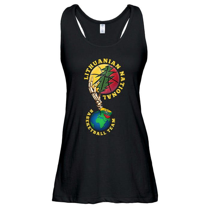 Lithuanian BB Team Win For Lietuva By Lithuania Strong Ladies Essential Flowy Tank