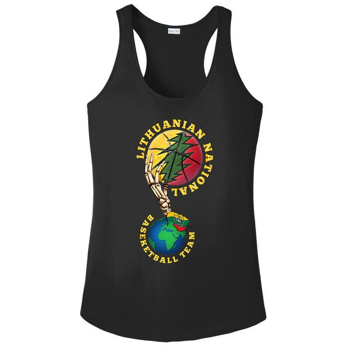 Lithuanian BB Team Win For Lietuva By Lithuania Strong Ladies PosiCharge Competitor Racerback Tank