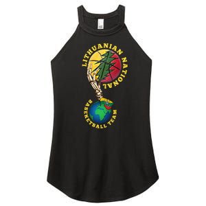 Lithuanian BB Team Win For Lietuva By Lithuania Strong Women's Perfect Tri Rocker Tank