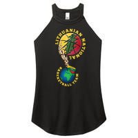 Lithuanian BB Team Win For Lietuva By Lithuania Strong Women's Perfect Tri Rocker Tank