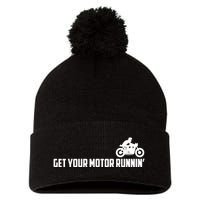 Lyriclyfe Born To Be Wild Pom Pom 12in Knit Beanie