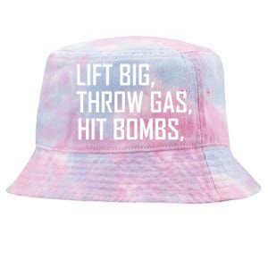 Lift Big Throw Gas Hit Bombs Tie-Dyed Bucket Hat