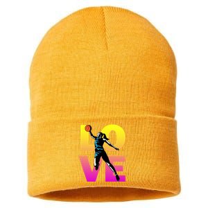 Love Basketball Teen Girls Gift Sustainable Knit Beanie