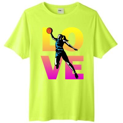 Love Basketball Teen Girls Gift Tall Fusion ChromaSoft Performance T-Shirt