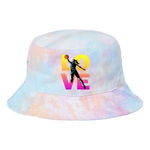 Love Basketball Teen Girls Gift Tie Dye Newport Bucket Hat