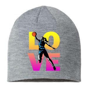 Love Basketball Teen Girls Gift Sustainable Beanie