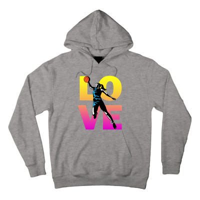 Love Basketball Teen Girls Gift Tall Hoodie