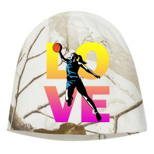 Love Basketball Teen Girls Gift Kati - Camo Knit Beanie