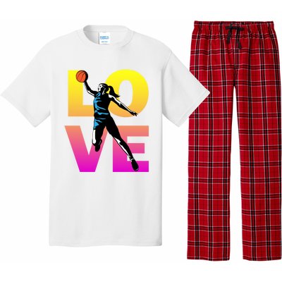 Love Basketball Teen Girls Gift Pajama Set