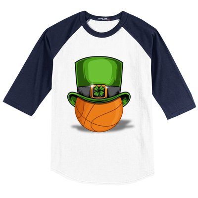 Leprechaun Basketball Tee St Patrick' Day Gift Baseball Sleeve Shirt