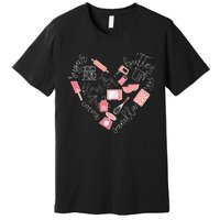 Love Baking Tools For Bakers Gift Women Cute Pink Premium T-Shirt