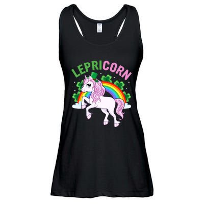 Lepricorn Best Unicorn Gift For Irish Ladies Essential Flowy Tank