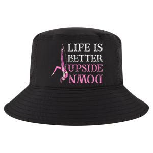 Life Better Upside Down Aerial Silk Aerialist Acrobatics Cool Comfort Performance Bucket Hat