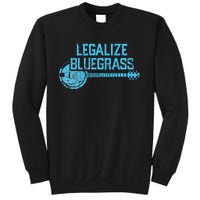 Legalize Bluegrass! Vintage Graphic Design Music Fan Sweatshirt